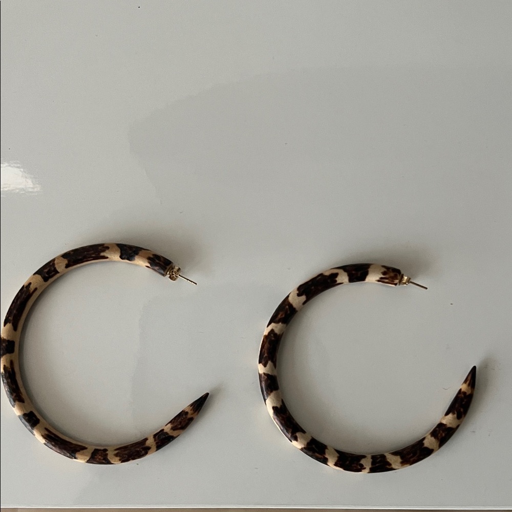 Binky and Lulu Leopard Hoops